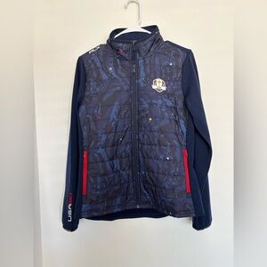 Ralph Lauren RLX Women’s Rydercup Team USA Full Zip Jacket, Navy, Size M